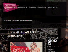 Tablet Screenshot of knoxvillefashionweek.com